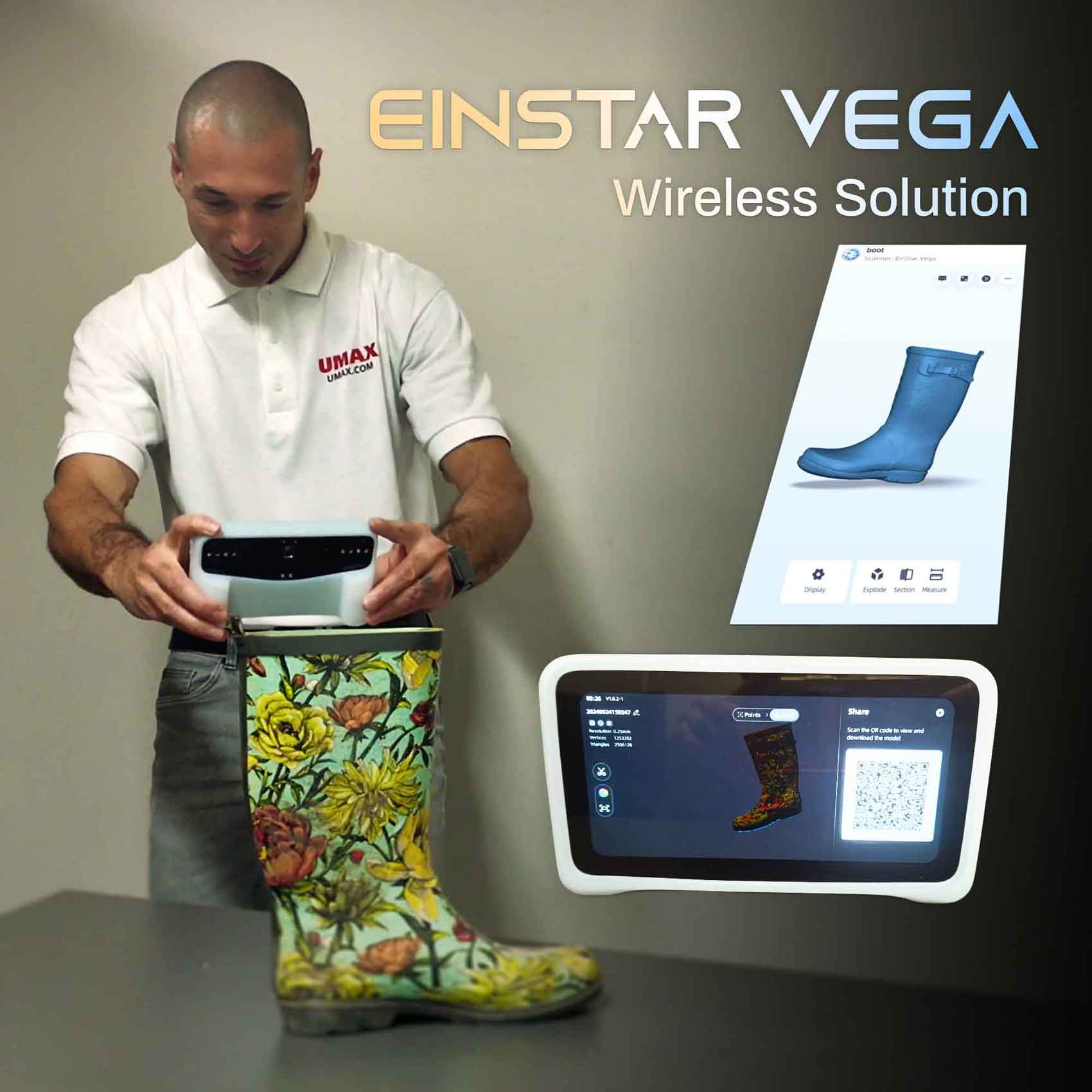 Einstar VEGA Wireless 3D Scanner