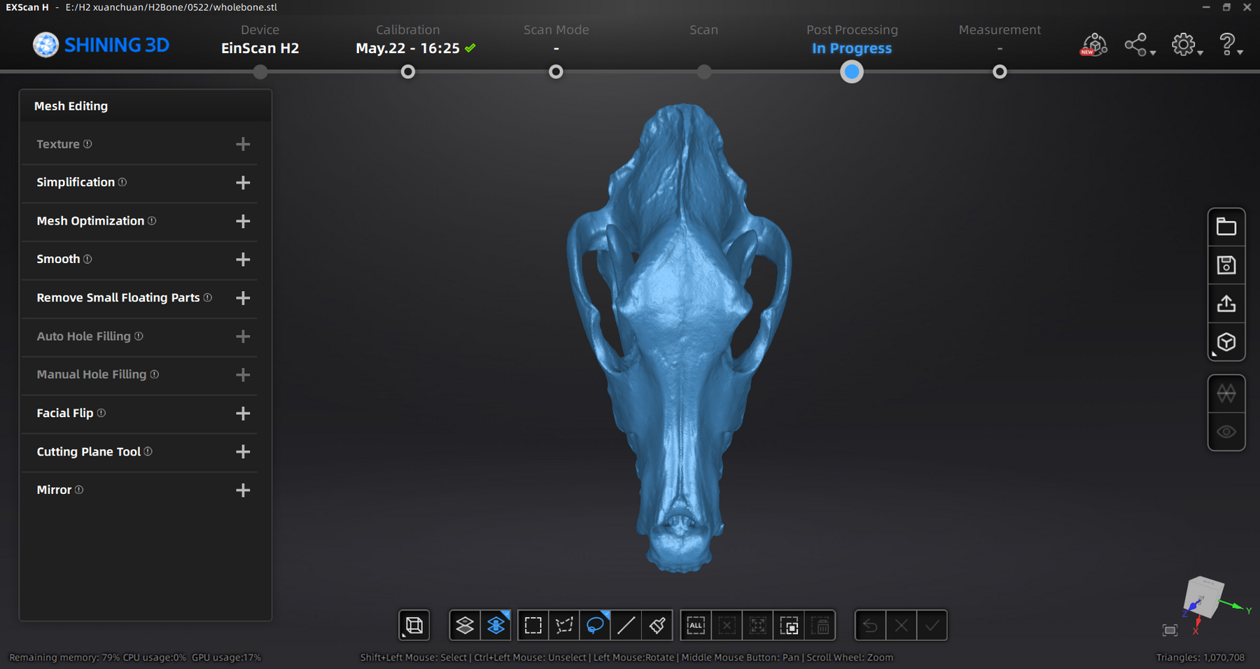 Einscan H2 Hybrid LED & Infrared Color Handheld 3D Scanner