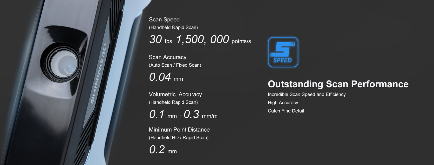 Einscan Pro 2X v2 Multi-functional Handheld 3D Scanner