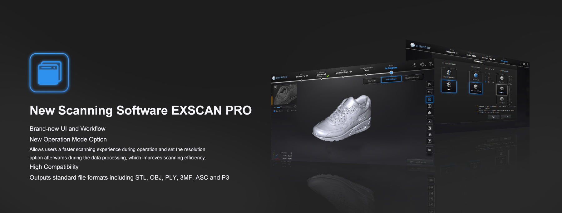 Einscan Pro 2X v2 Multi-functional Handheld 3D Scanner