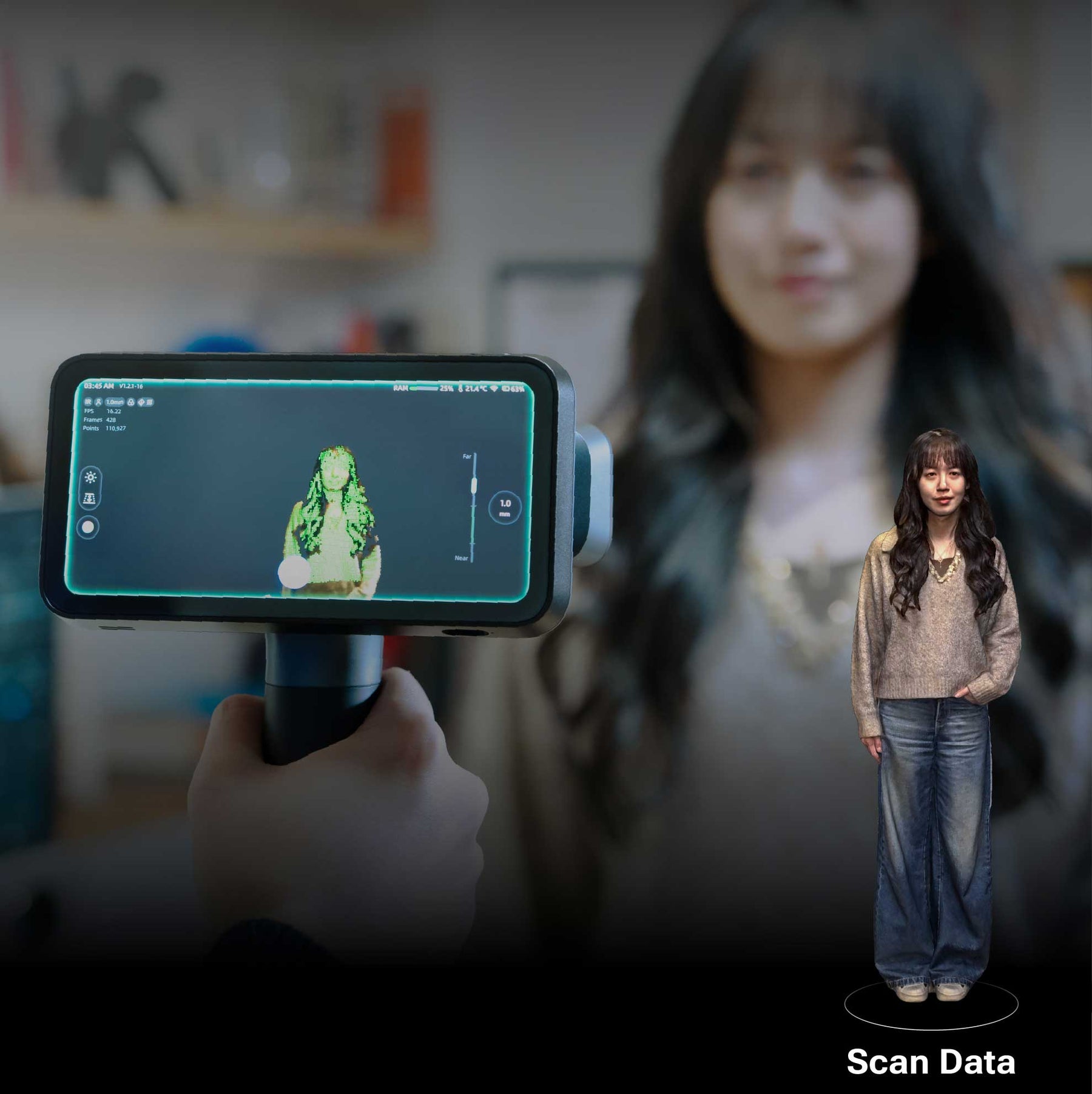 EinScan Rigil Lite All-In-One Wireless 3D Scanner