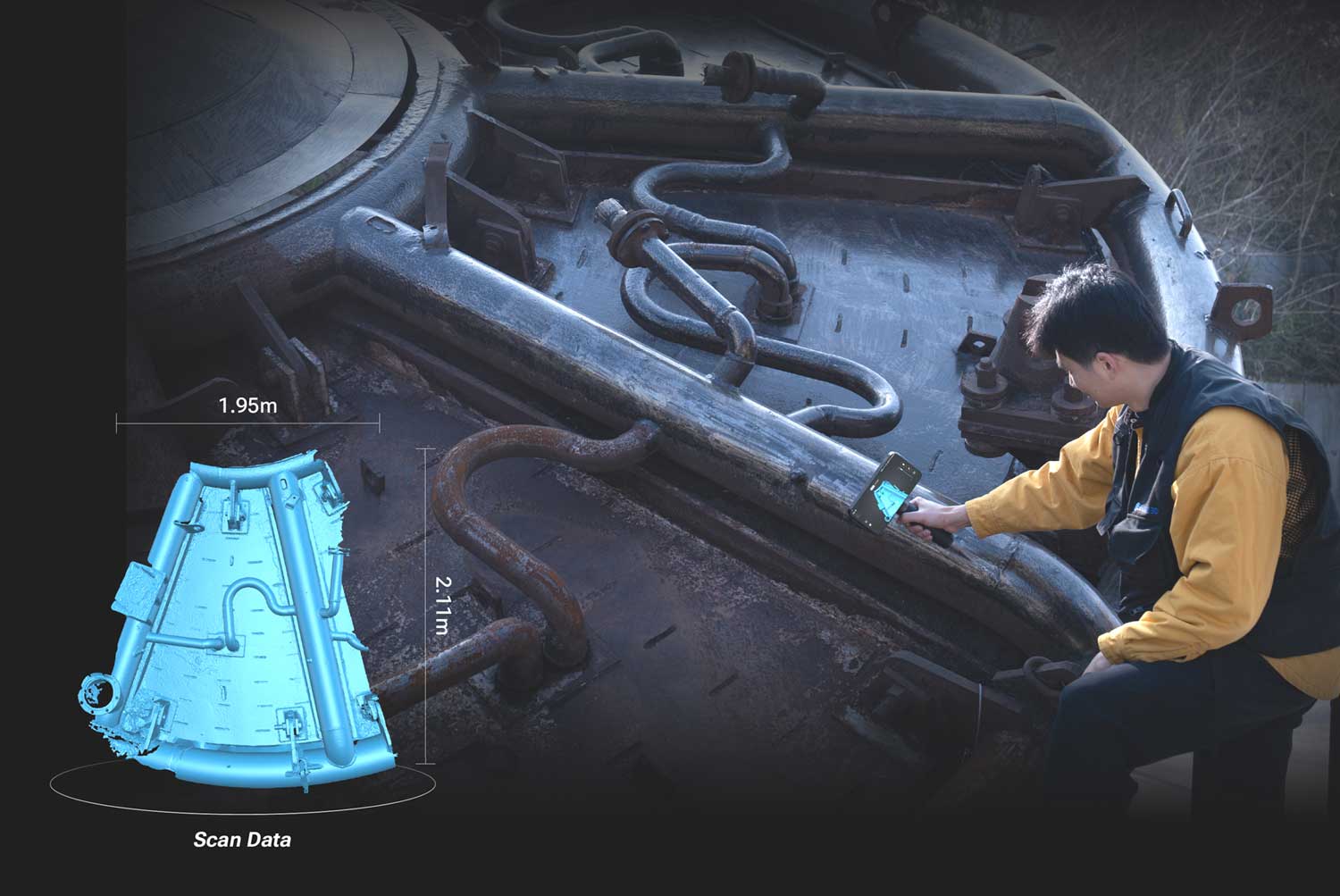 EinScan Rigil Lite All-In-One Wireless 3D Scanner