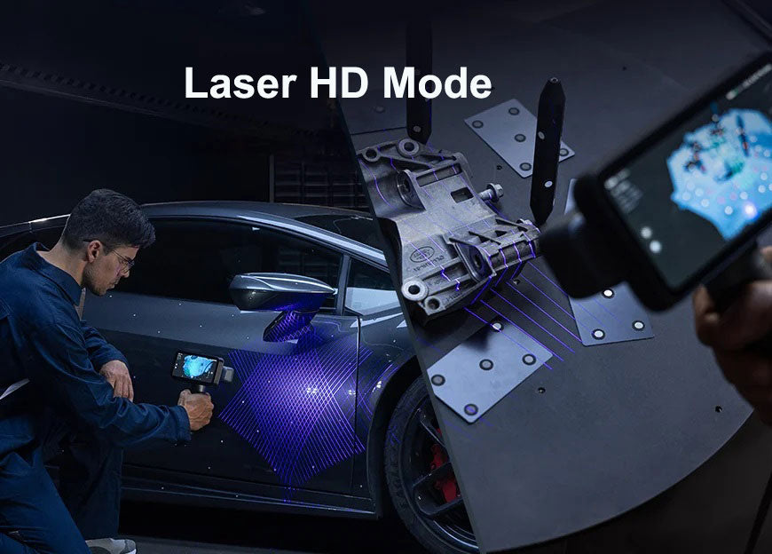 EinScan Rigil All-In-One Wireless 3D Scanner Tri-Mode Laser & VCSEL Infrared including Free Accessories Pack