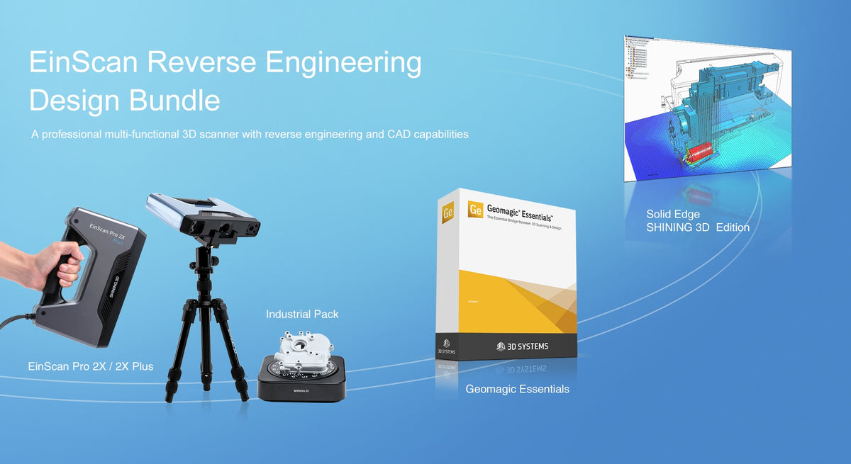 Einscan Pro HD Reverse Engineering Bundle
